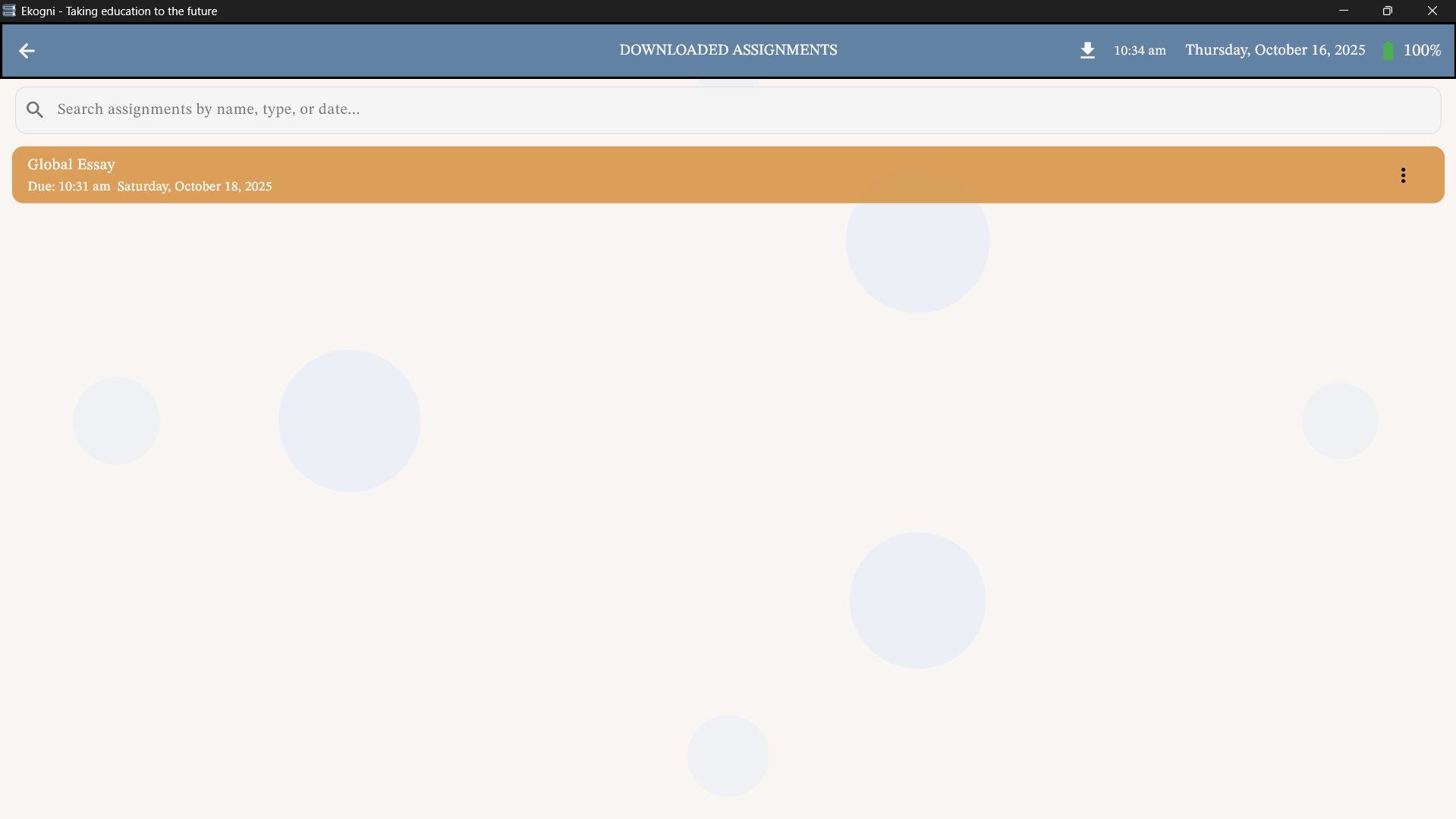 Downloaded Assignments